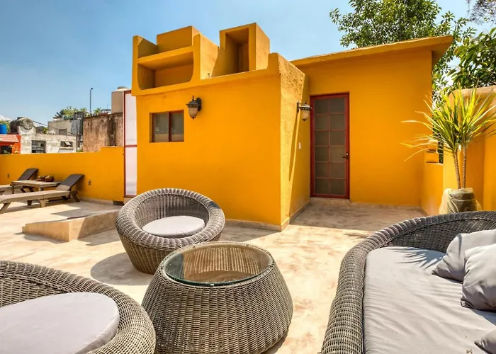 Classic 3br Condesa House | Terrace-tub-patio-a/c * Mexico City